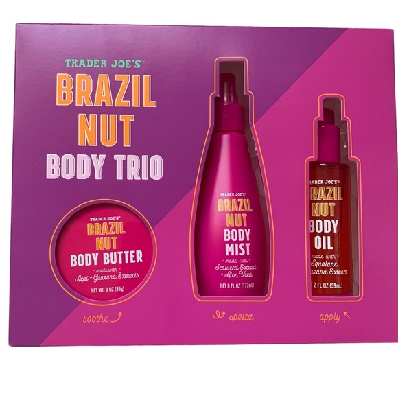 Trader Joe's Other - Trader Joe’s Brazil Nut Body Trio